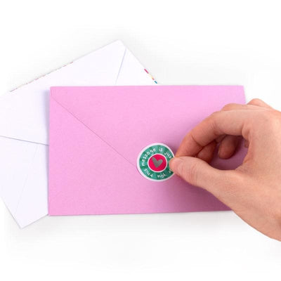GOOD FEELINGS BRIEFPAPIER-SET MIT STICKERSHEET 21-TEILIG
