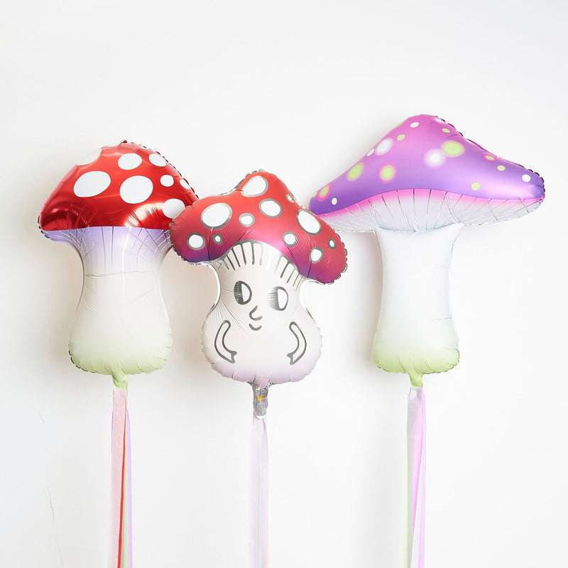 Folienballon Funny Shrooom, 1 Stk, 46 x 54 cm