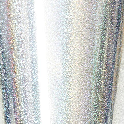 Schultüte mit Tüllverschluss, 35cm Irisierend Glitter-Weiß, FSC Recycled