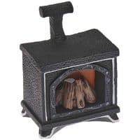 Rico Design Miniatur Kamin mit Licht 7x4,8x2,2cm