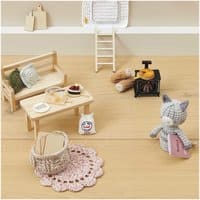 Rico Design Miniatur Kamin mit Licht 7x4,8x2,2cm