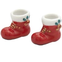 Rico Design Miniatur Nikolausstiefel 2 Stück 2,3x2cm