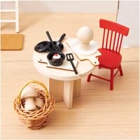 Rico Design Miniatur Schokotorte 4teilig