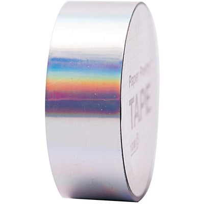 Paper Poetry Holographic Tape silber irisierend 19mm 10m | Boutique Ballooons