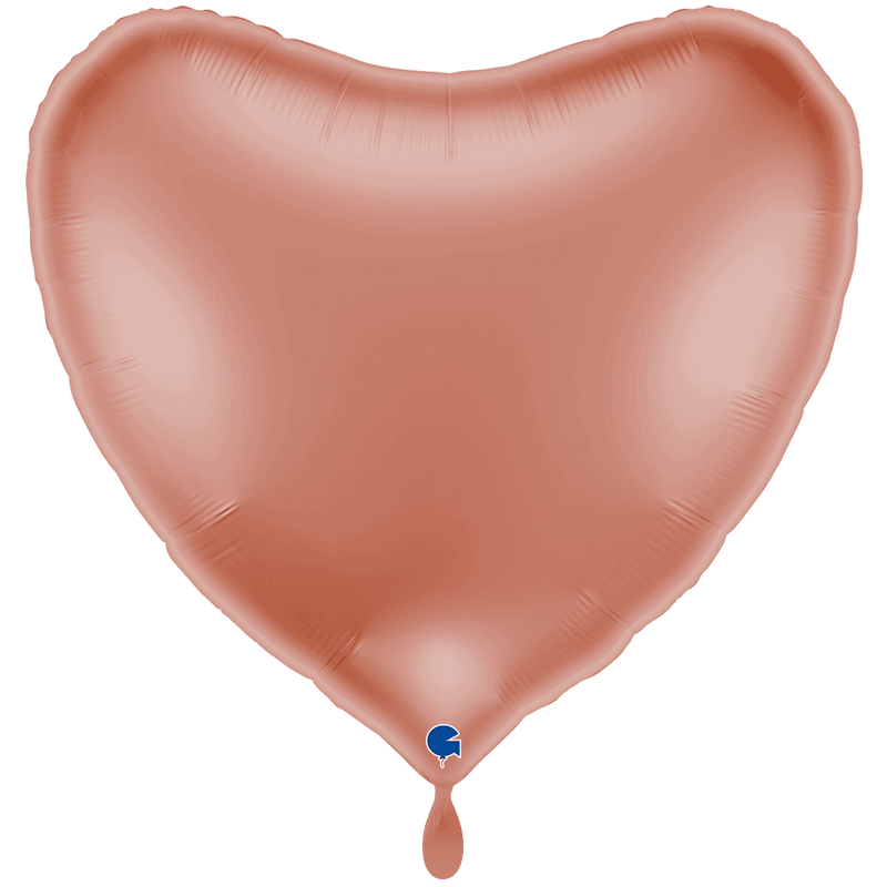 Herzballon XXL Roségold