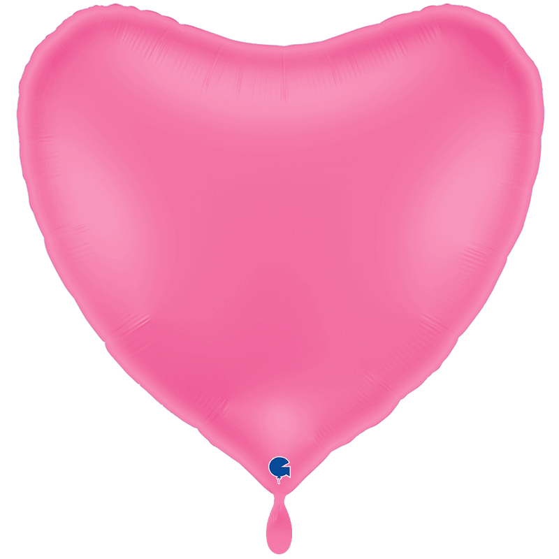Herzballon XXL Bubblegum-Rosa