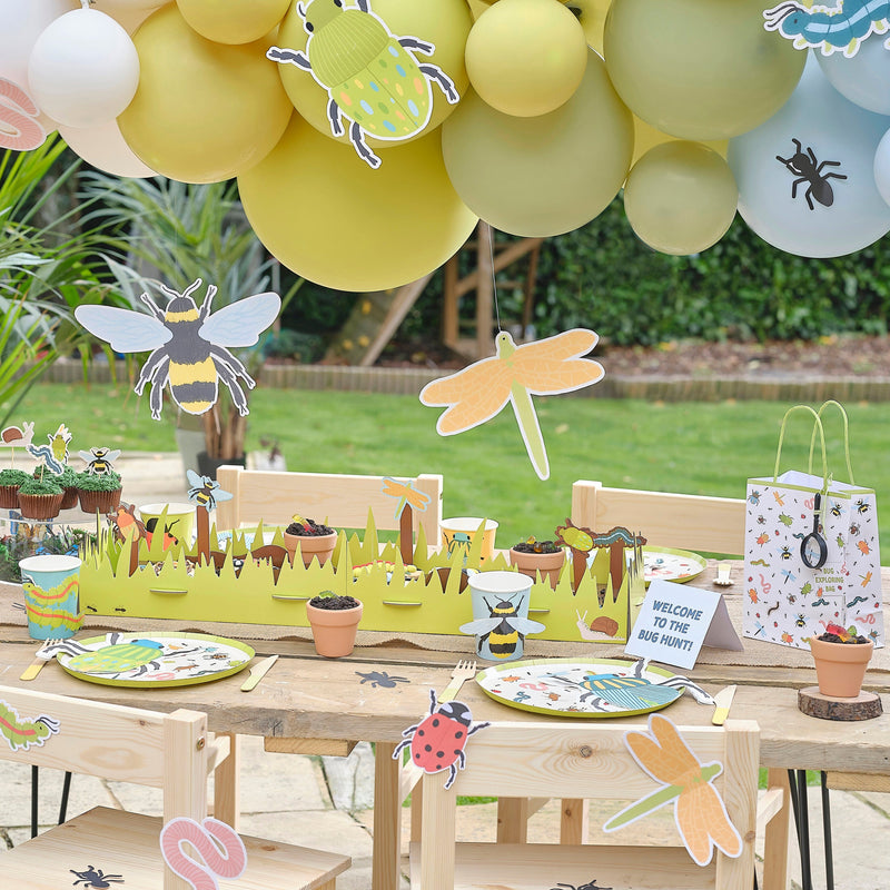 Insekten-Party "Happy Birthday" Wimpelkette