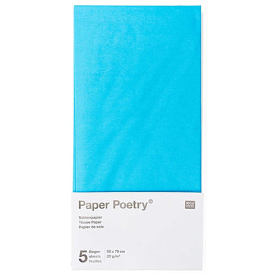 SEIDENPAPIER,HBLAU 5ST FSC MIX