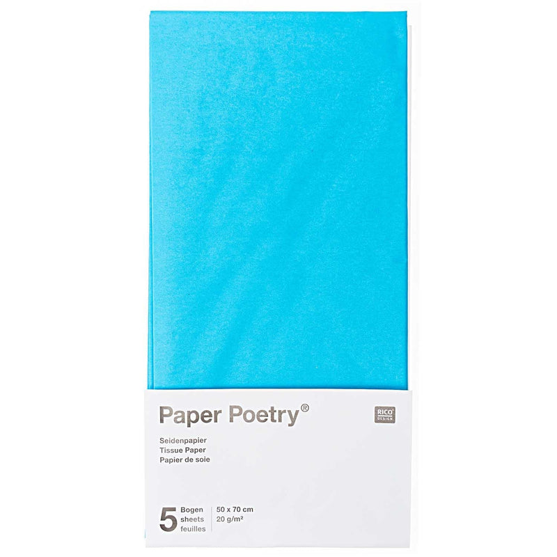 SEIDENPAPIER,HBLAU 5ST FSC MIX