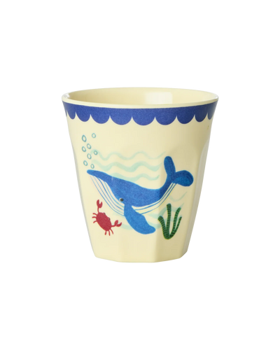 Kleine Becher - Blau - Ocean Print - 6er Pack