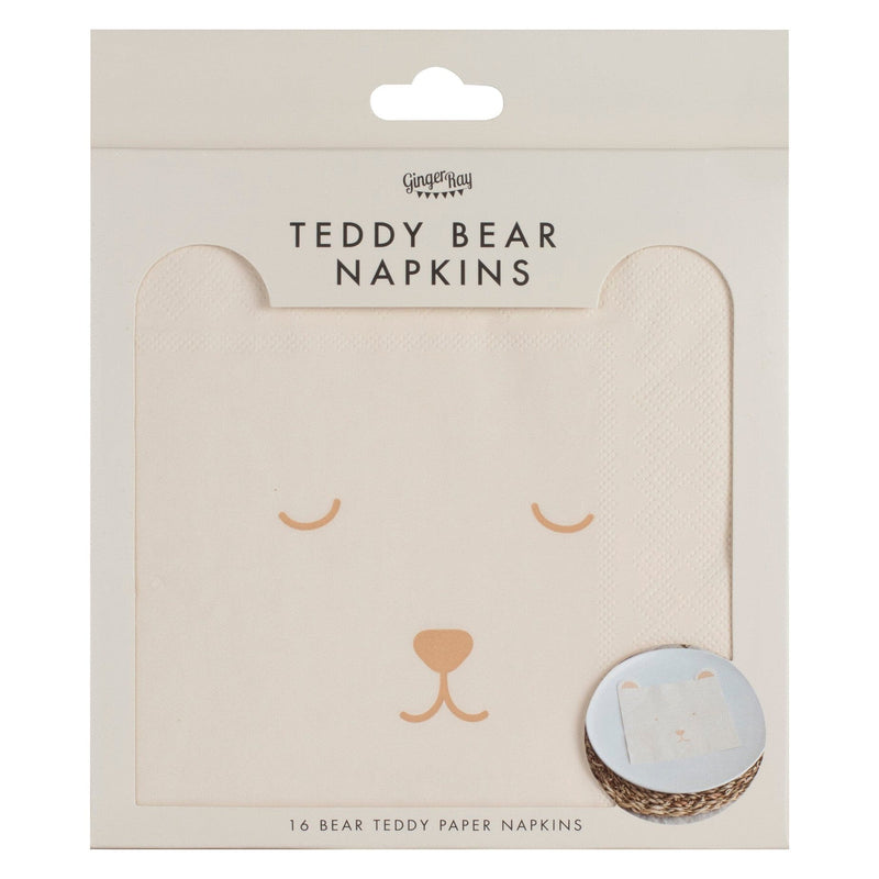 Teddybär-Babyparty-Servietten