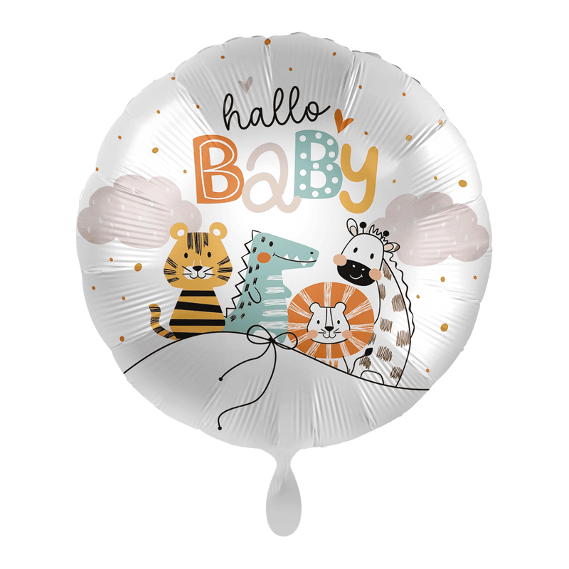 Folienballon Baby Neutral - Tierfreunde