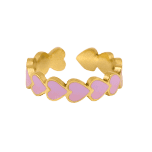 Ring Hearts, Gold Rose