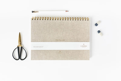 A-Journal Deskplanner – Linen