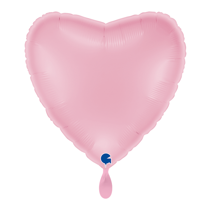 Herzballon XL Pastell Pink