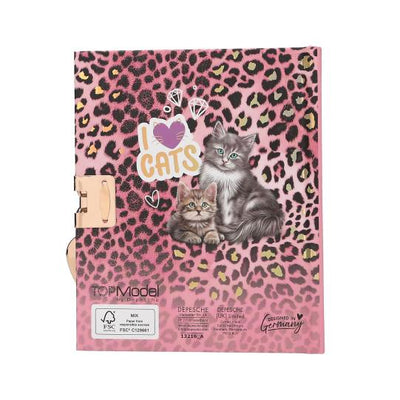 TOPModel Tagebuch mit Geheimstift