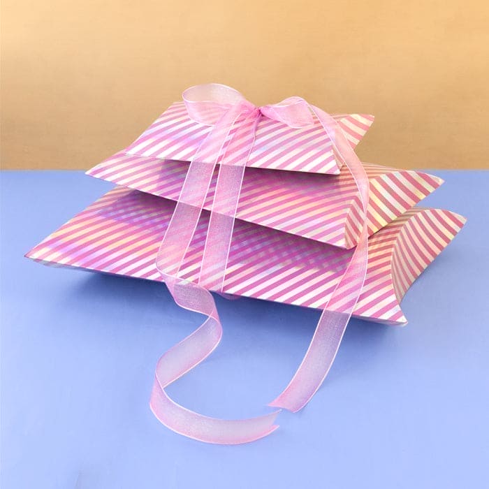 Kissenschachteln - Medium - Holographic Pink