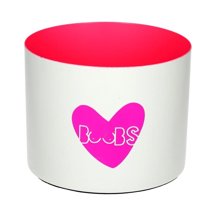 GOA, WINDLICHT, MOTIV: BOOBS, WEISS/NEON PINK