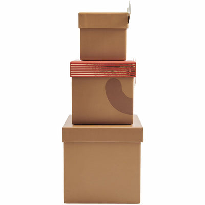 GESCHENKBOXEN-SET RENTIER 5-TEILIG