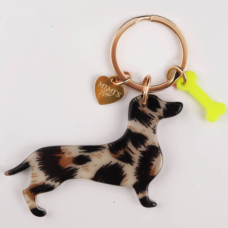 by Vivi. - Schlüsselanhänger Sausage Dog Pepper