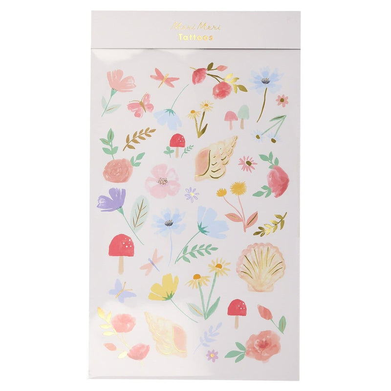 Floral Tattoo Sheets (x 2 sheets)