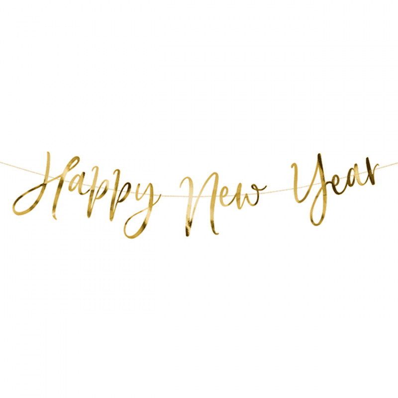 Bannergirlande - Happy New Year