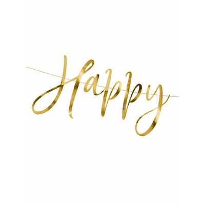 Bannergirlande - Happy New Year