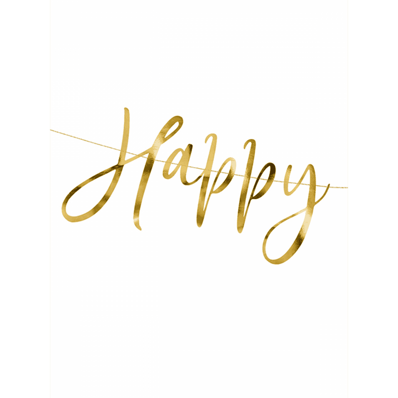 Bannergirlande - Happy New Year