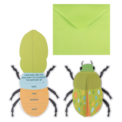 Pop-Up Insekten-Party Einladungen