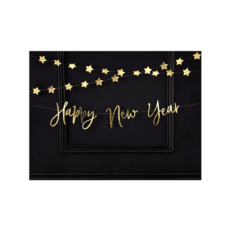 Bannergirlande - Happy New Year