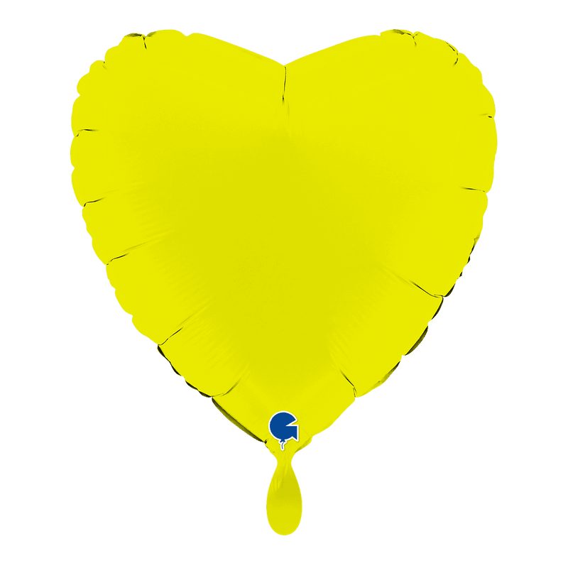 Herzballon Matt Limettengrün
