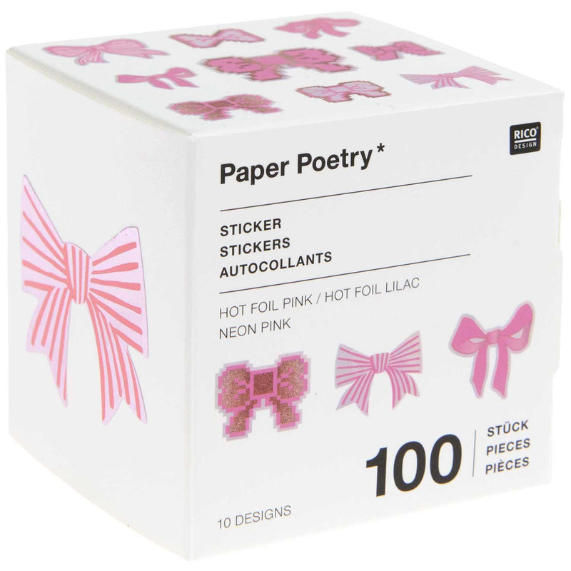 Sticker La vie en Rose, Schleifen FSC MIX