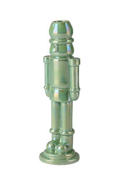 Schiaccianoci, Kerzenhalter, Nussknacker, H24,8cm, rainbow mint