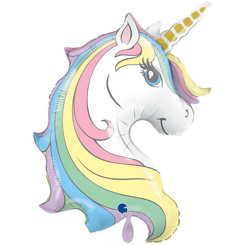 Folienballon Macaron Unicorn Head XXL