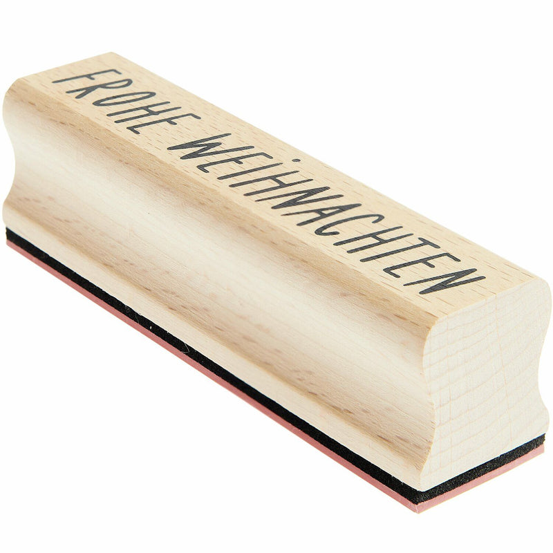 STEMPEL FROHE WEIHNACHTEN 90X25MM