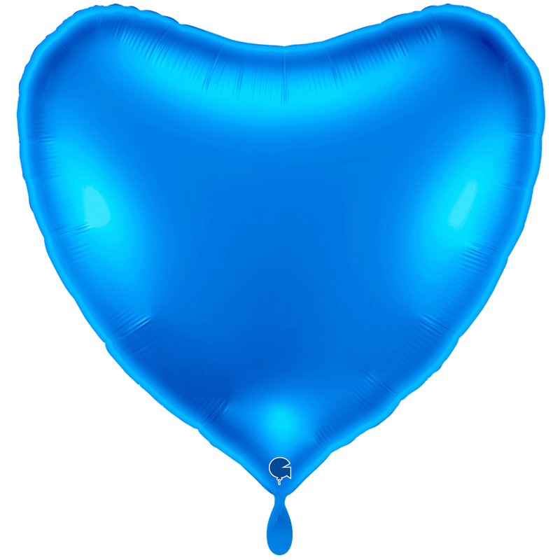 Herzballon XXL Blau