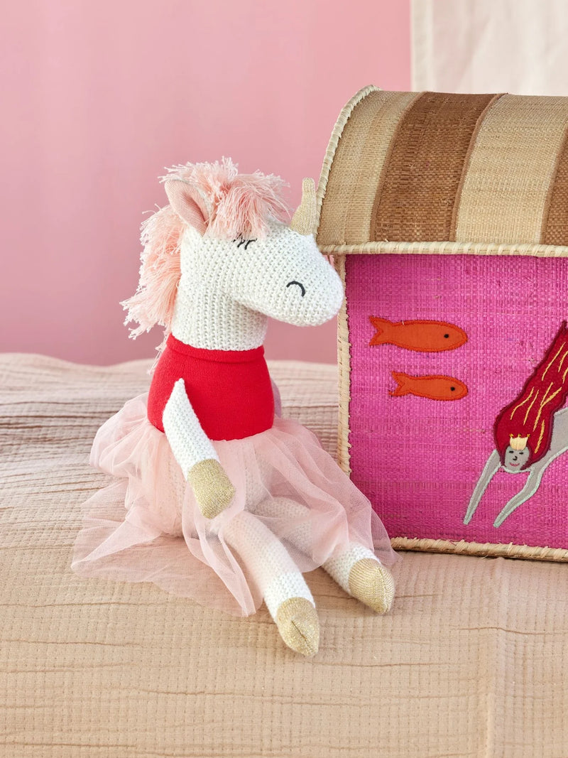 Einhorn Baumwolle Kuscheltier - Mehrfarbig