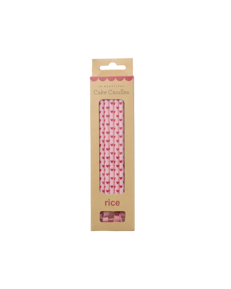 Lang Kuchenkerzen - Pink