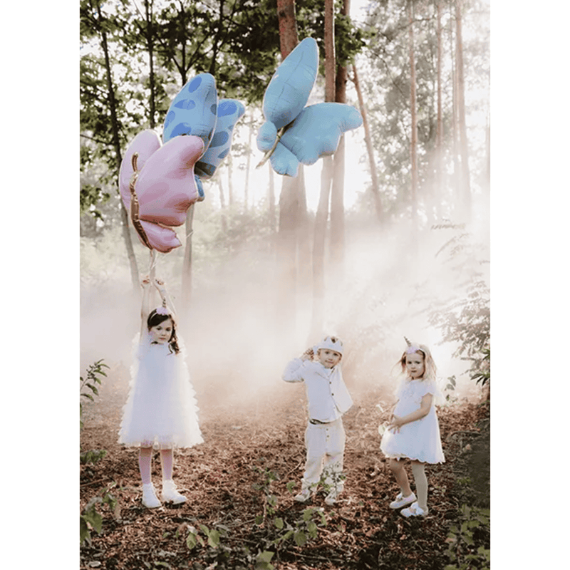 Folienballon Butterfly Blue XXL