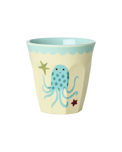 Kleine Becher - Blau - Ocean Print - 6er Pack