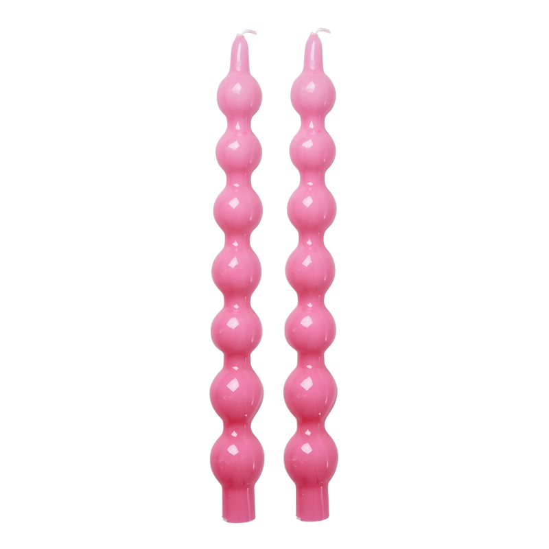 Kerzen - Pink - 2er Pack