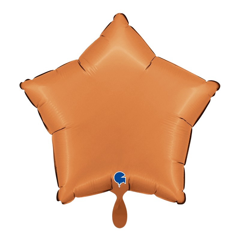 Sternballon Satin Caramel