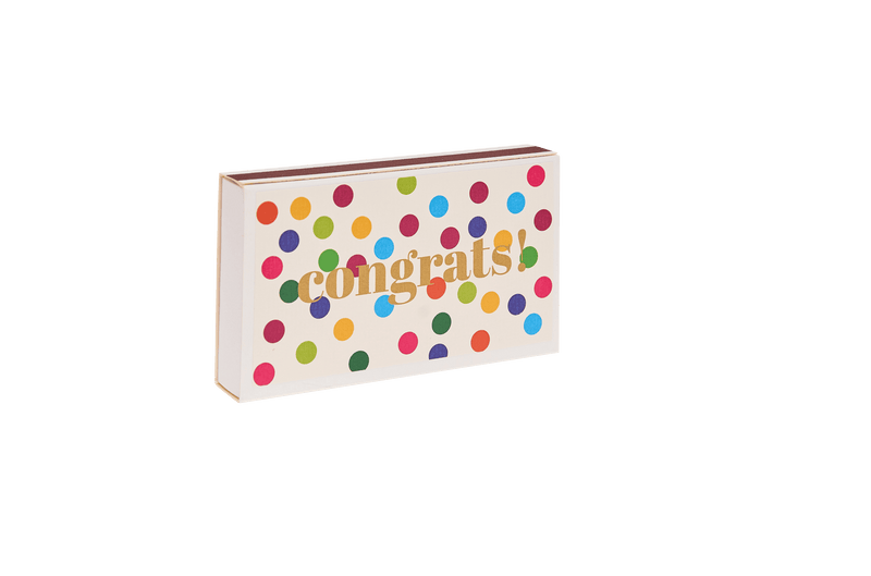 Matches Congrats Polkay Dots, Streichhölzer
