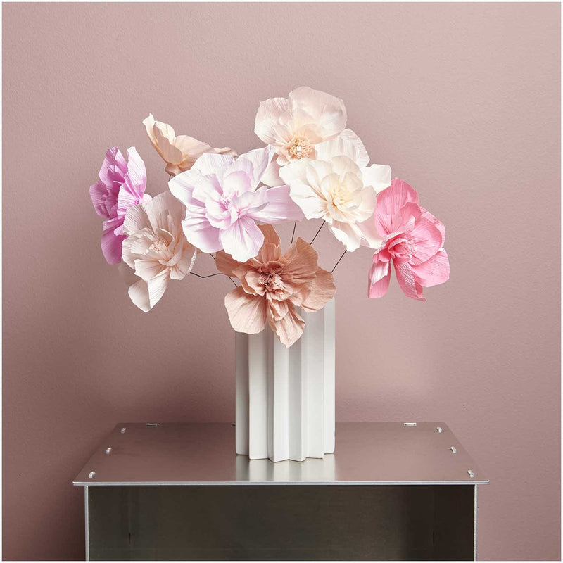 Krepppapier Blüten Set, Primrose Hill, M, FSC MIX