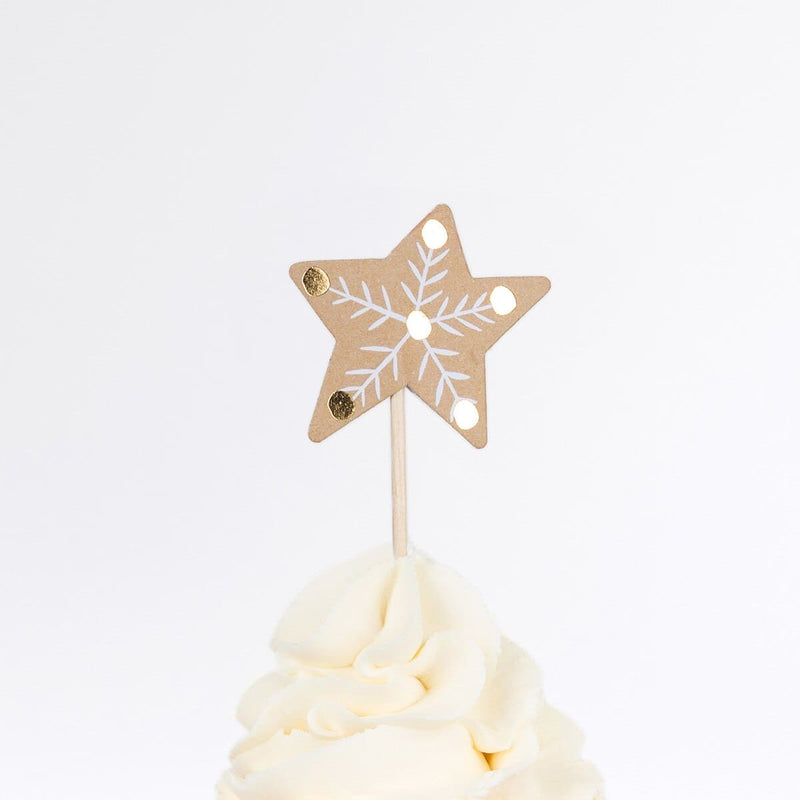 Gingerbread Cupcake Kit (x 24 toppers)