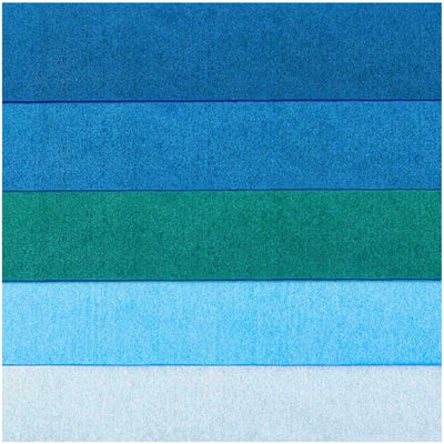 Paper Poetry Seidenpapier blau sortiert 50x70cm 5 Bogen | Boutique Ballooons
