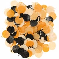 Ohhh! Lovely! Flitterstreu Kürbis orange-schwarz 200 Stück