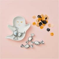 Ohhh! Lovely! Flitterstreu Kürbis orange-schwarz 200 Stück