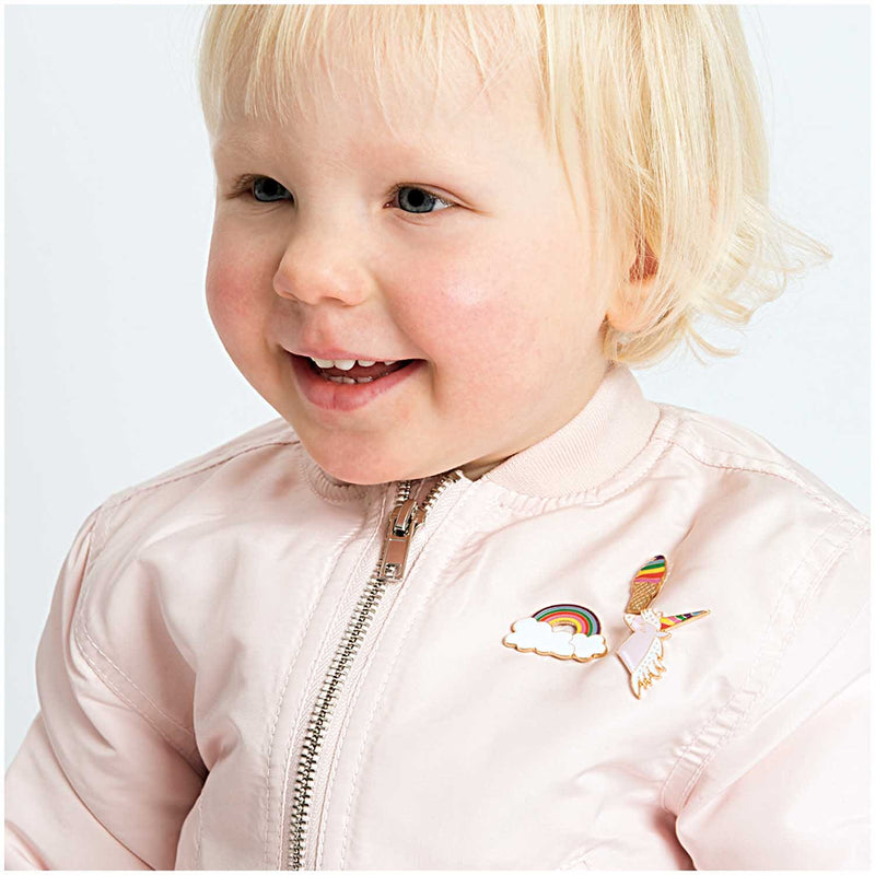 PIN EINHORN, BUNT