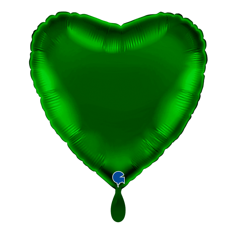 Herzballon Dunkelgrün